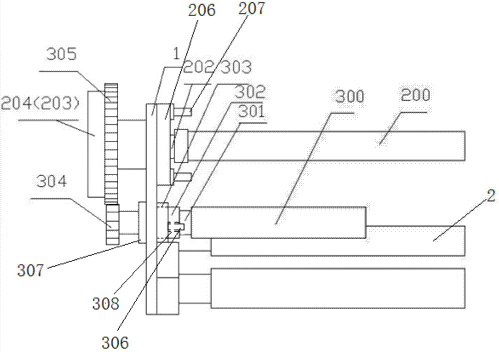 Base material tightening device for high-speed coiling machine