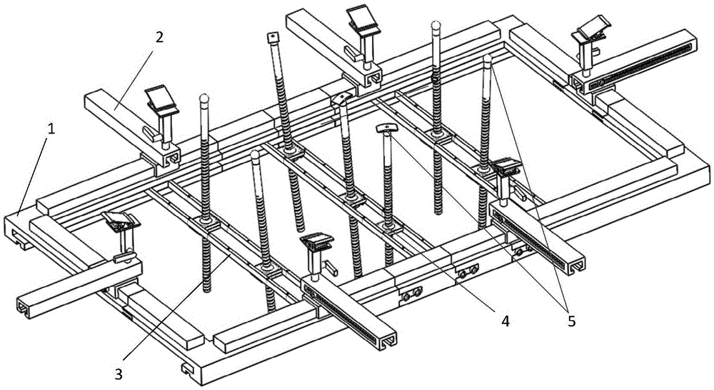 Flexible clamp suitable for positioning and clamping complex curved surfaces of parts