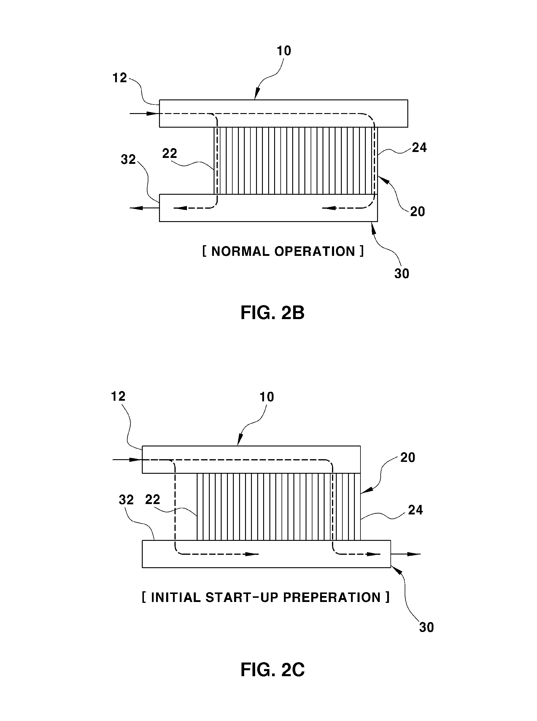 Device for changing anode inlet and anode outlet of fuel cell stack