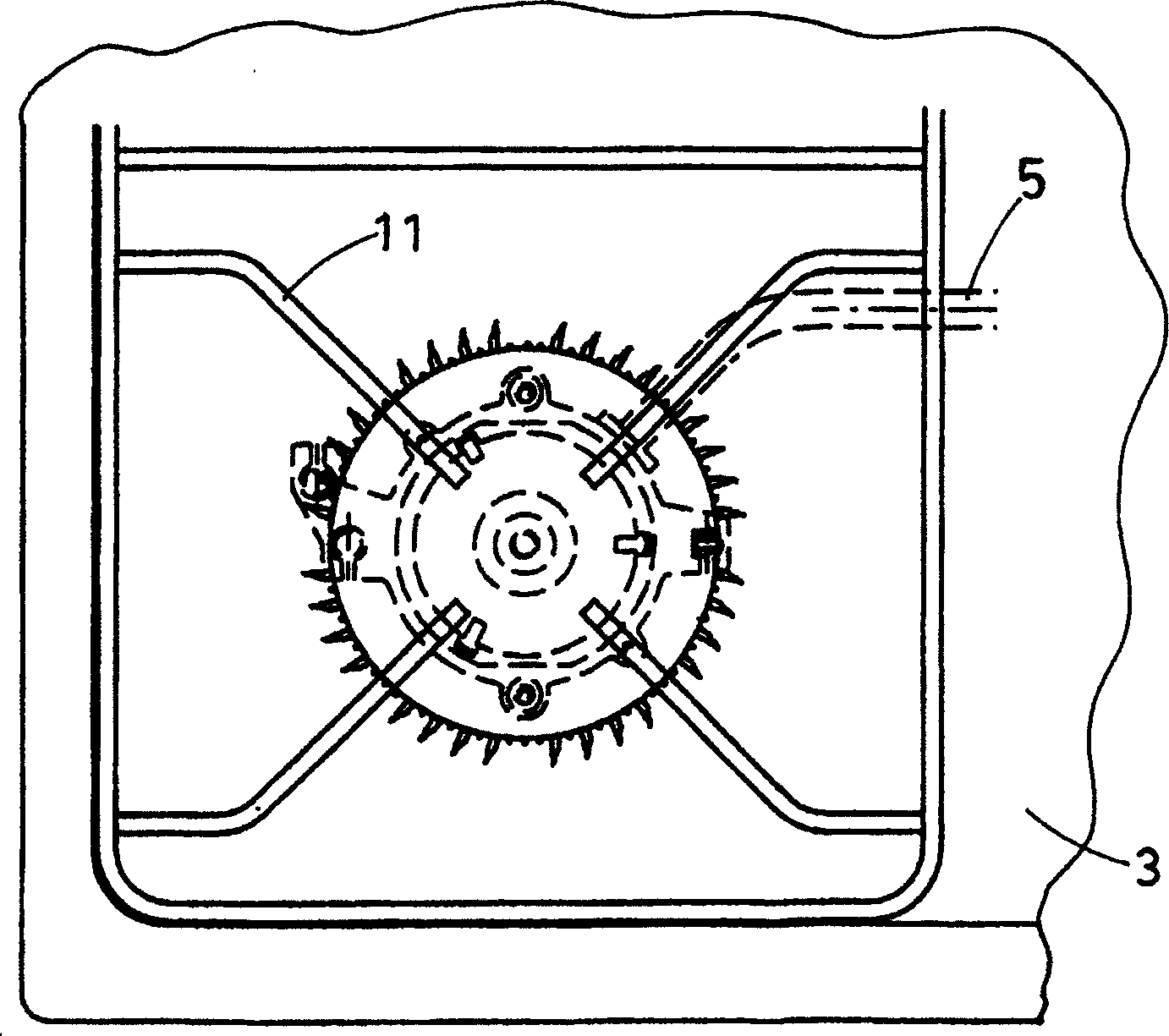 Gas burner crown for kitchen hobs