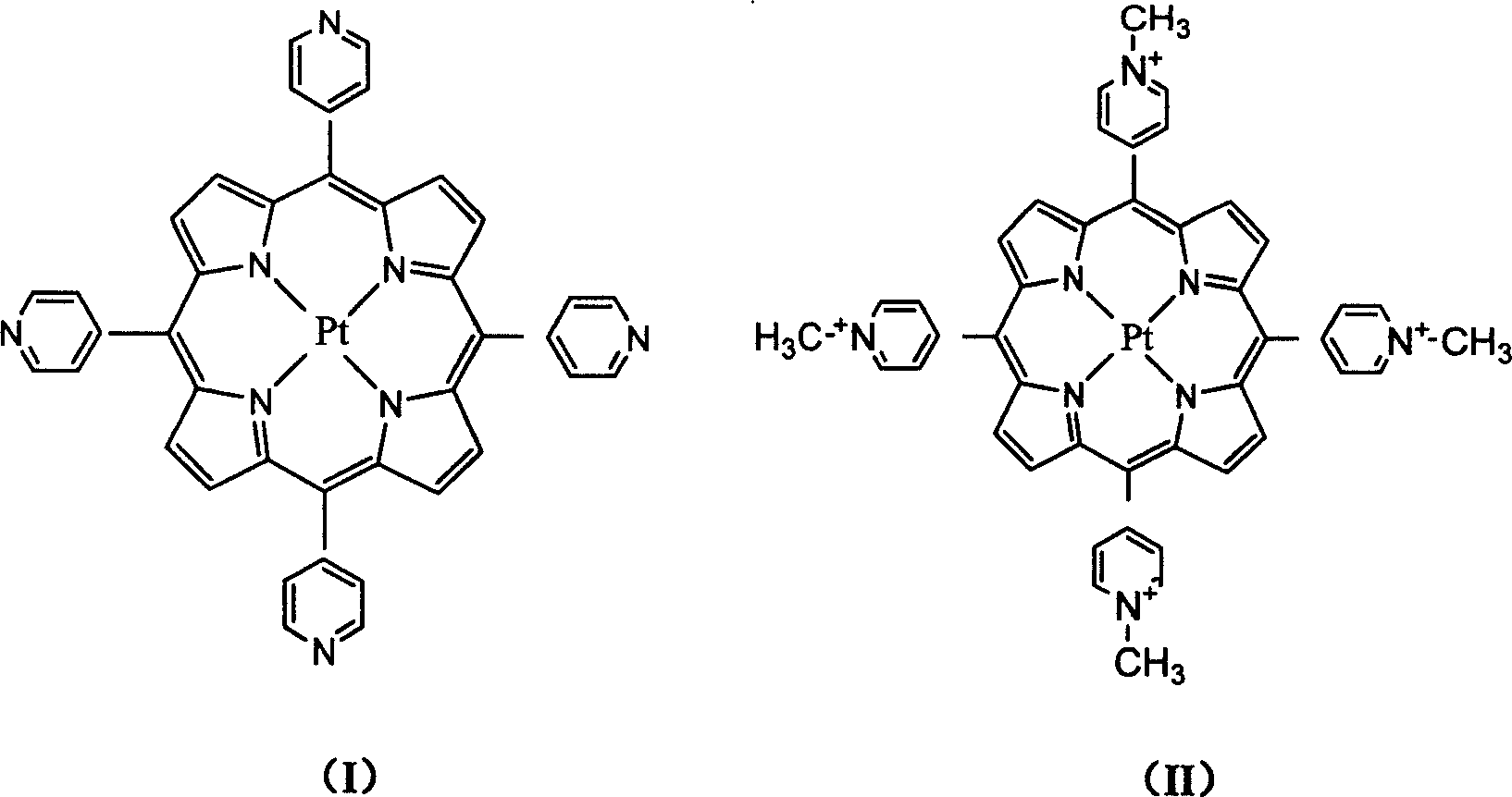 Porphyrin platinum complex/mesoporous molecular sieve composite luminescent material and its application on oxygen sensing