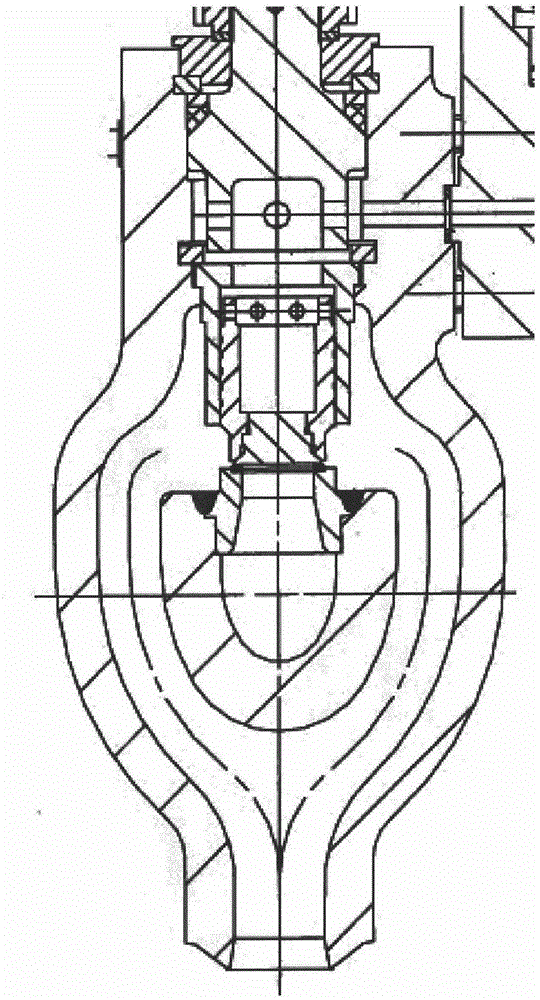 Side exhaust electromagnetic relief valve weldforged valve body structure