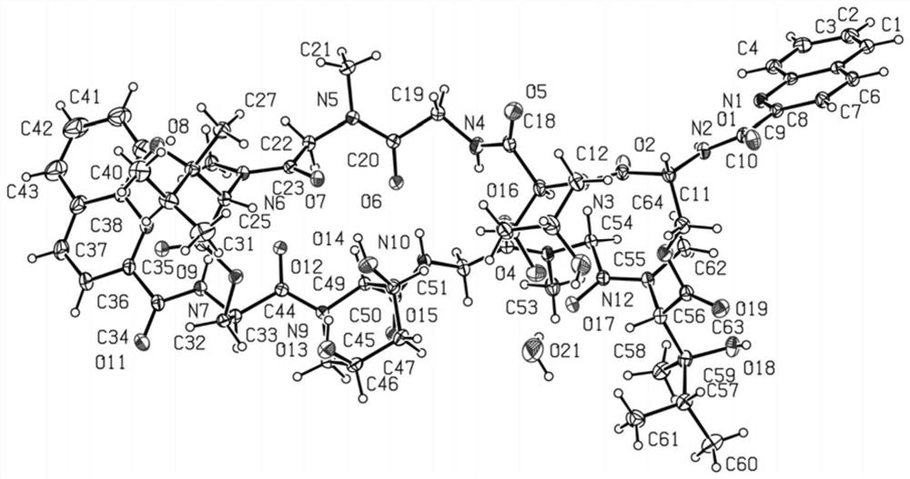 Ester peptide compound as well as preparation method and application thereof