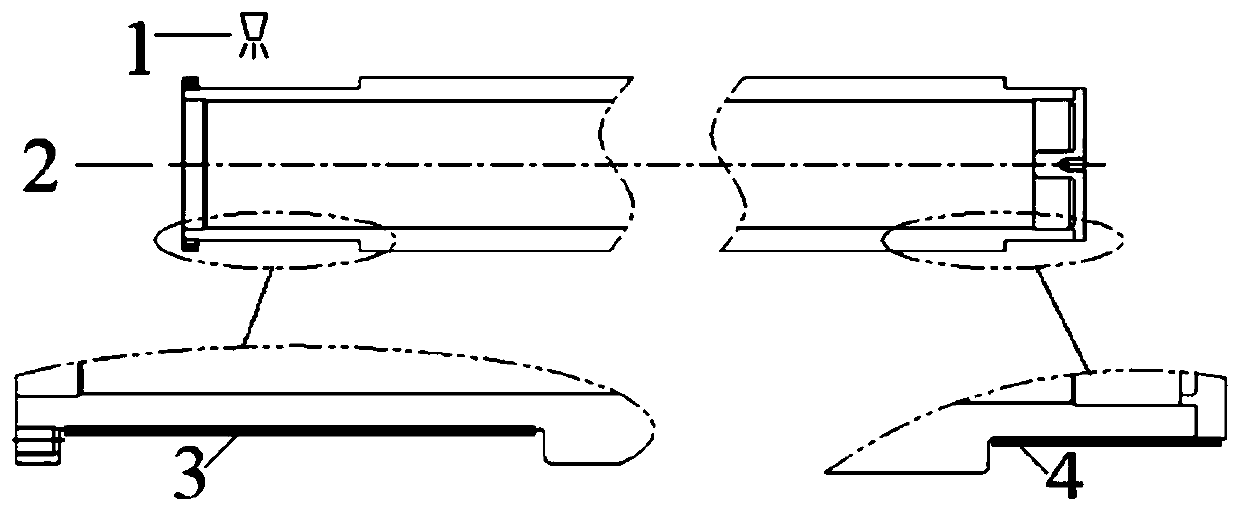 Method for surface treatment of high-purity copper rotary target material