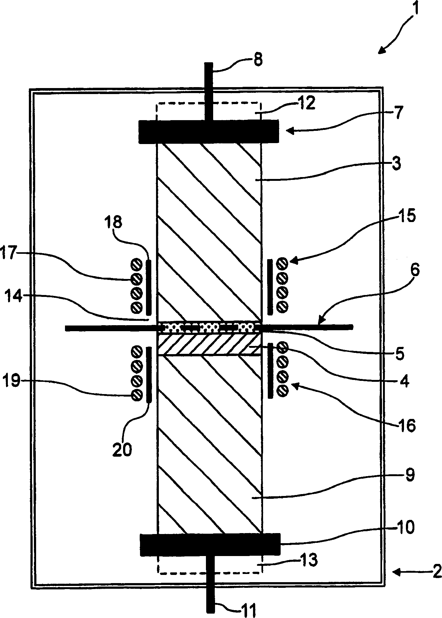 Method and apparatus for preparing major diameter single crystal