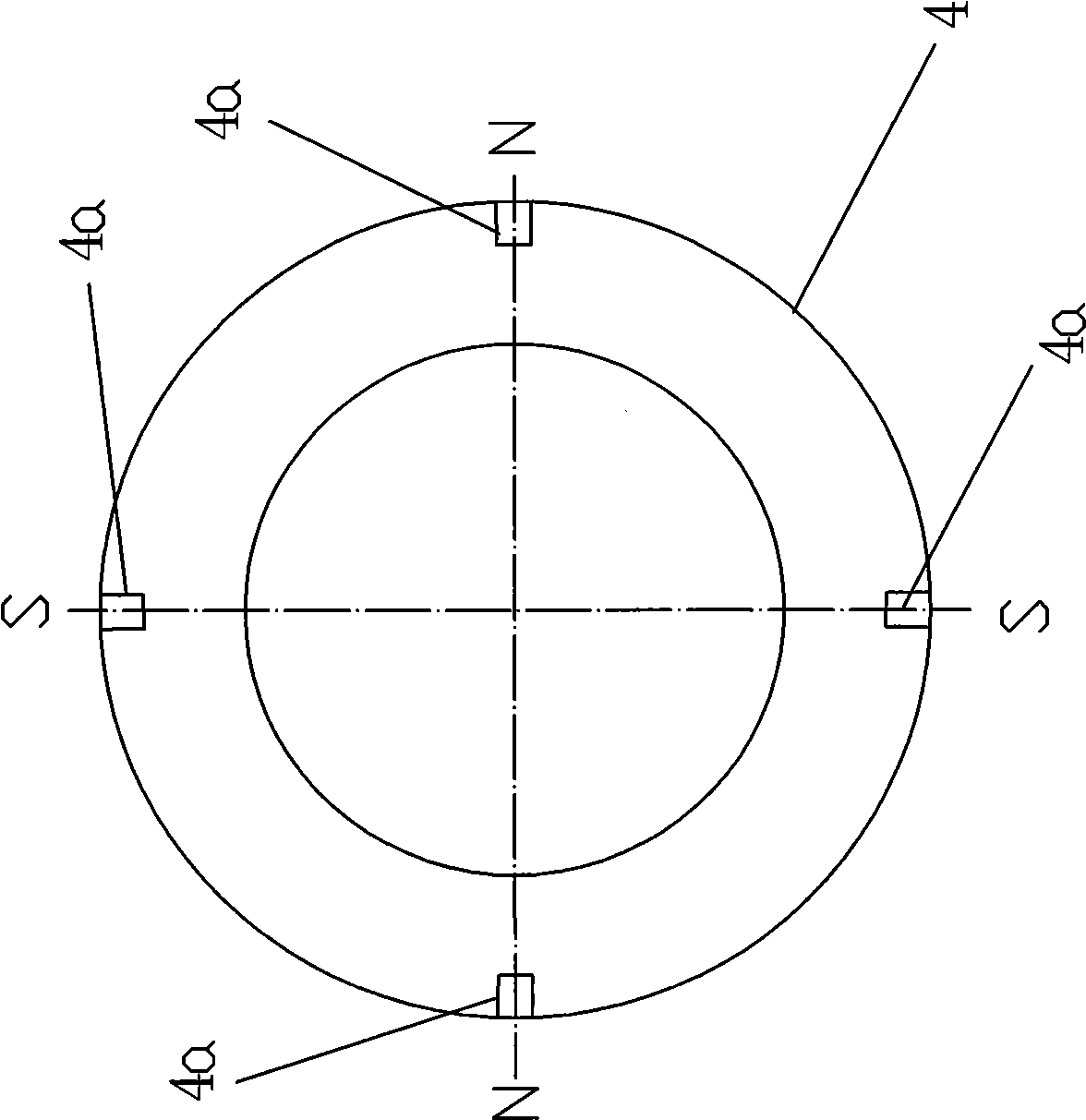 Magnetic dividing device