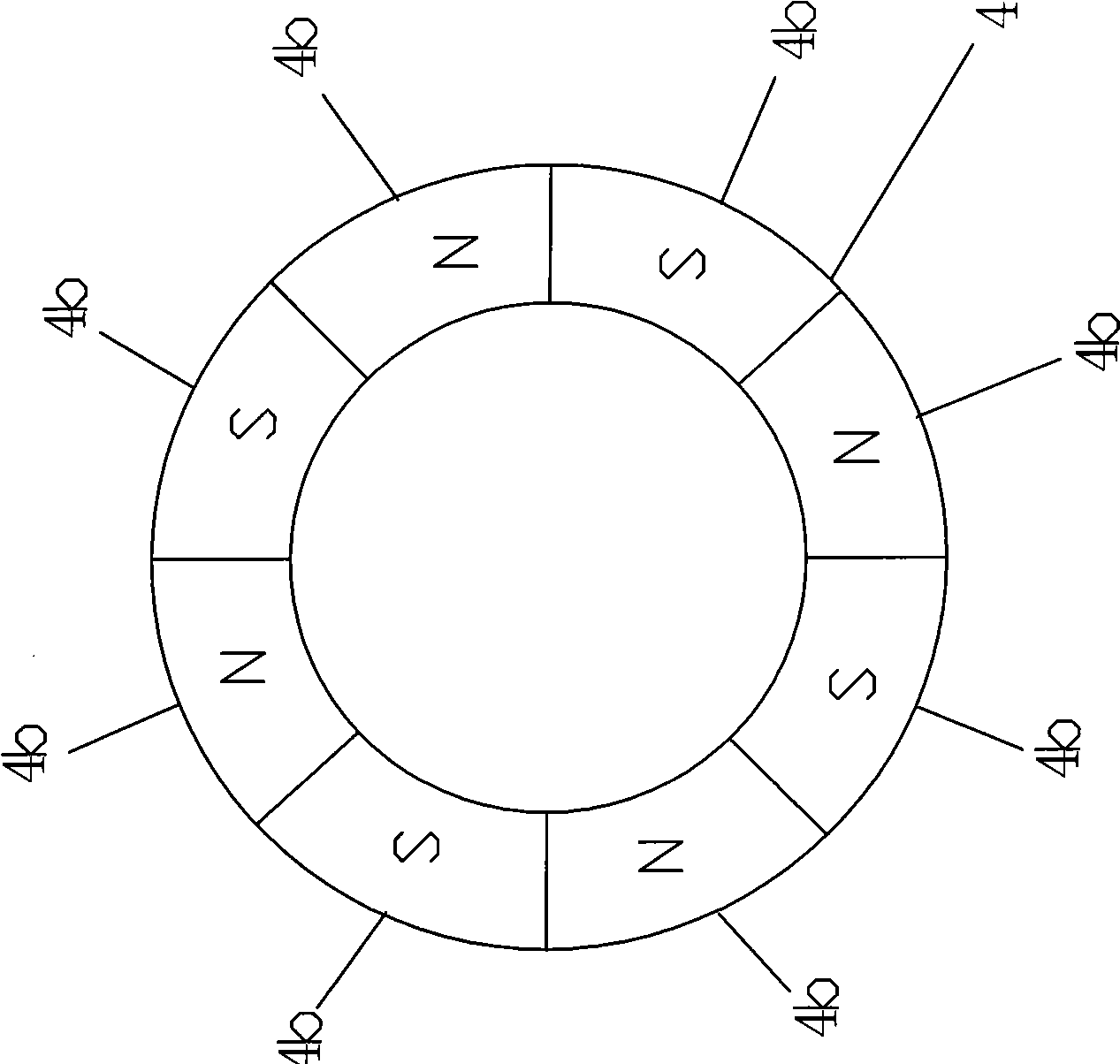 Magnetic dividing device