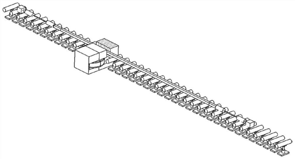 Superconducting induction heating system for production line