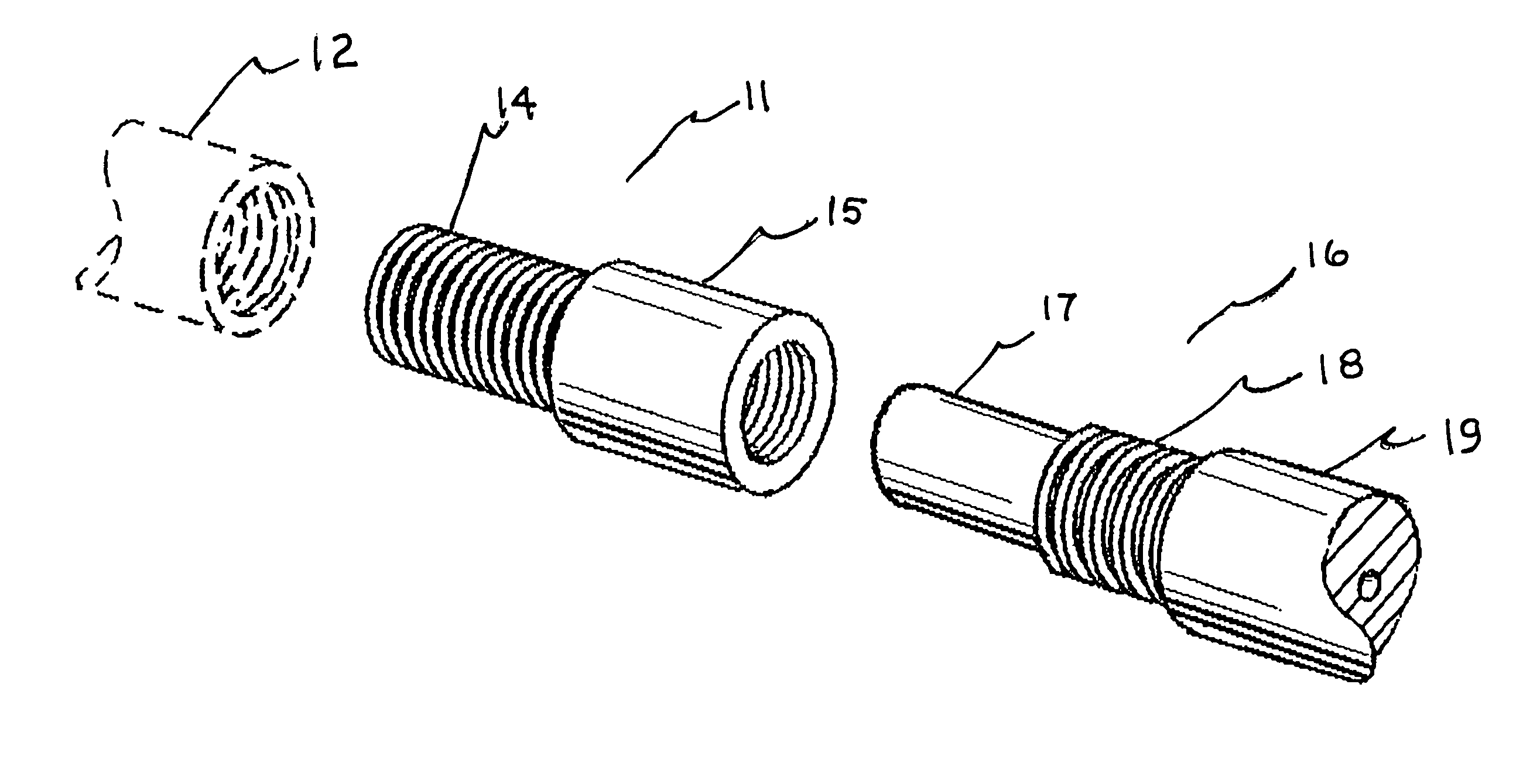 Detachable gun barrel assembly