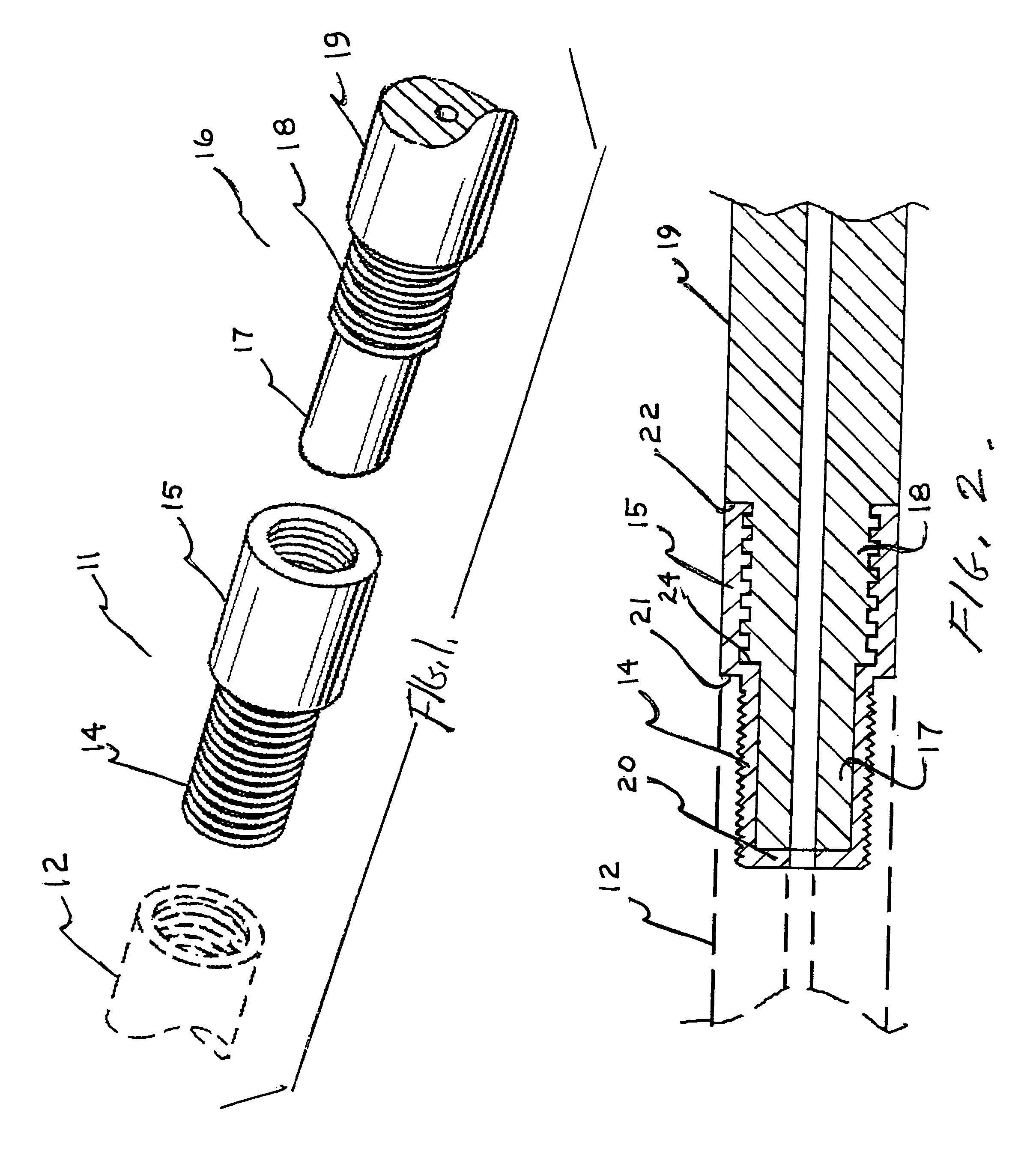 Detachable gun barrel assembly