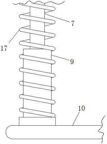 Hoisting crane supporting leg rubber shock absorber for preventing construction ground from being damaged