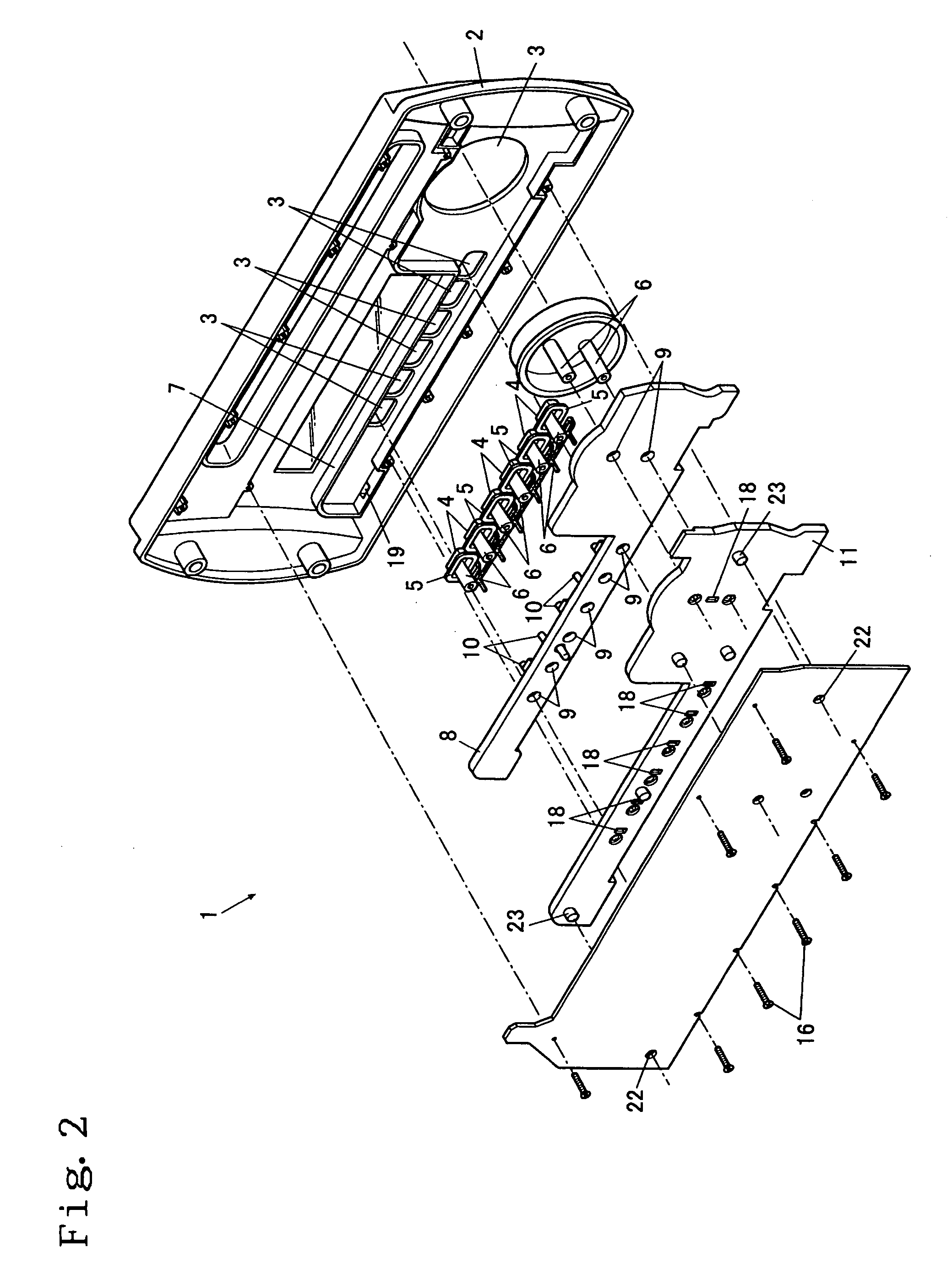 Button waterproofing structure