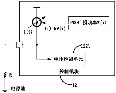 Processing circuit and method for multiple power supply ports and electronic equipment