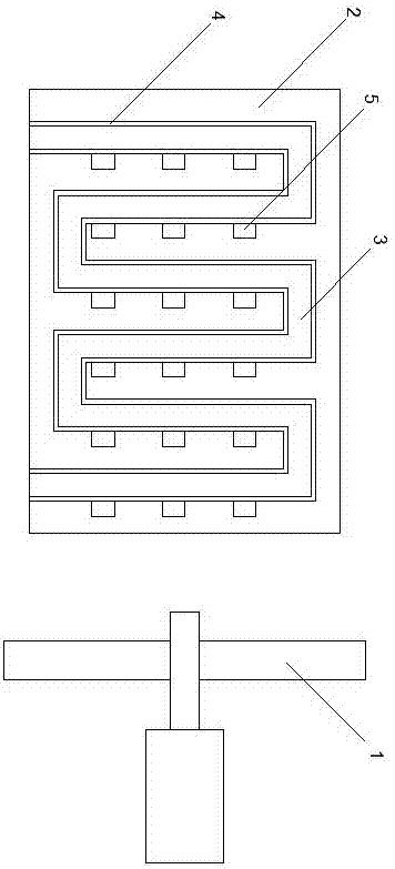 Cooling device in natural gas liquefaction technology