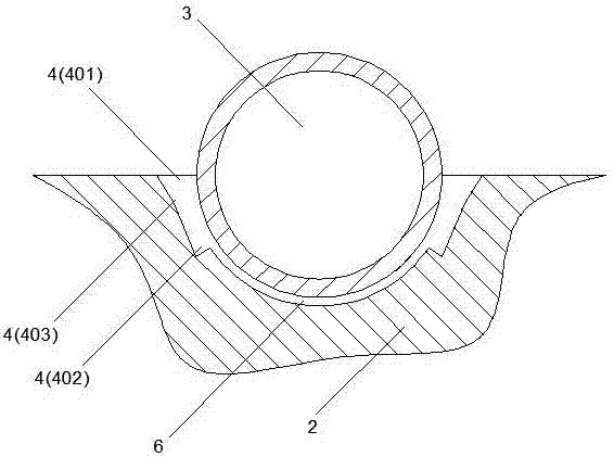 Cooling device in natural gas liquefaction technology