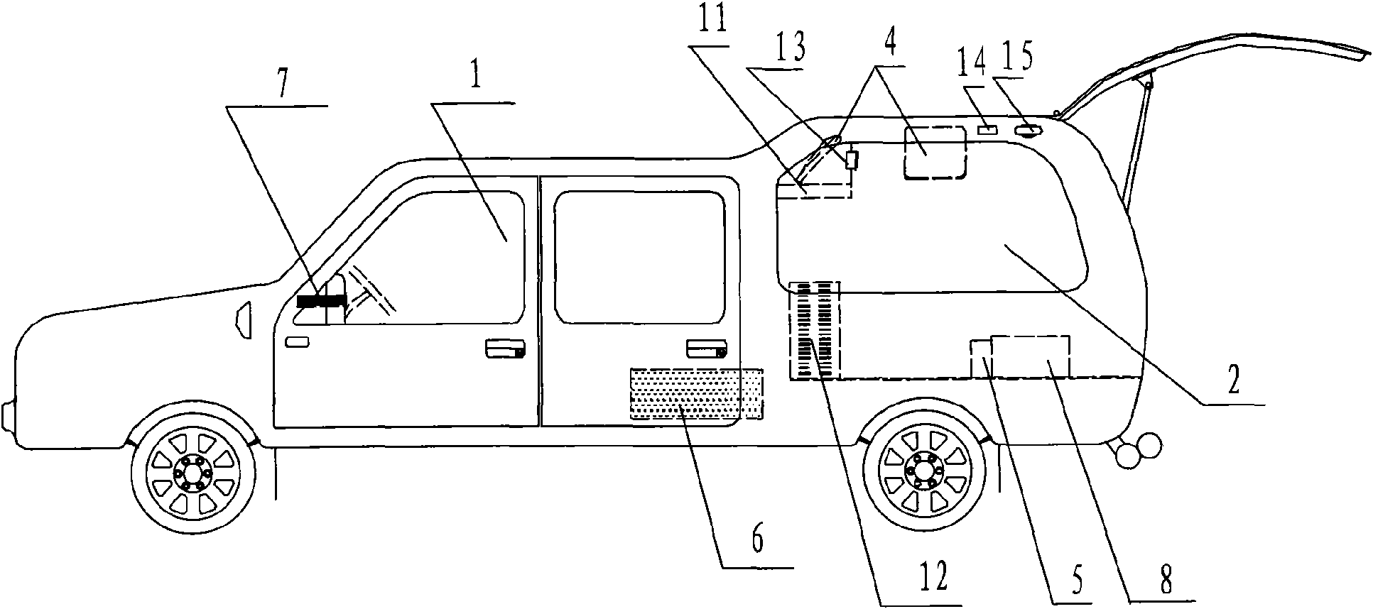 Vehicular live-work tool library applying RFID technology