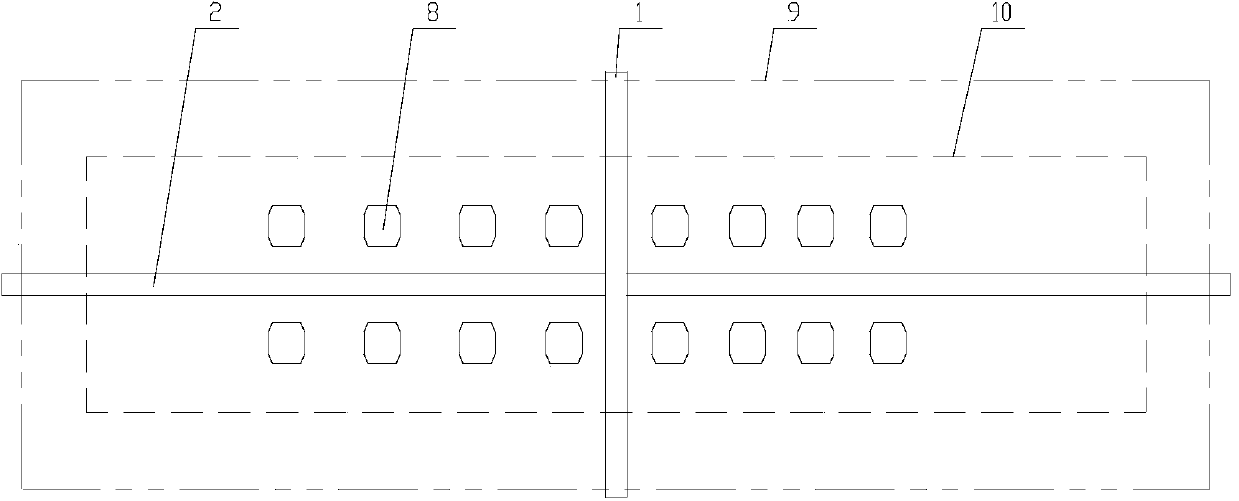 Complete vehicle road test room vehicle travelling channel device