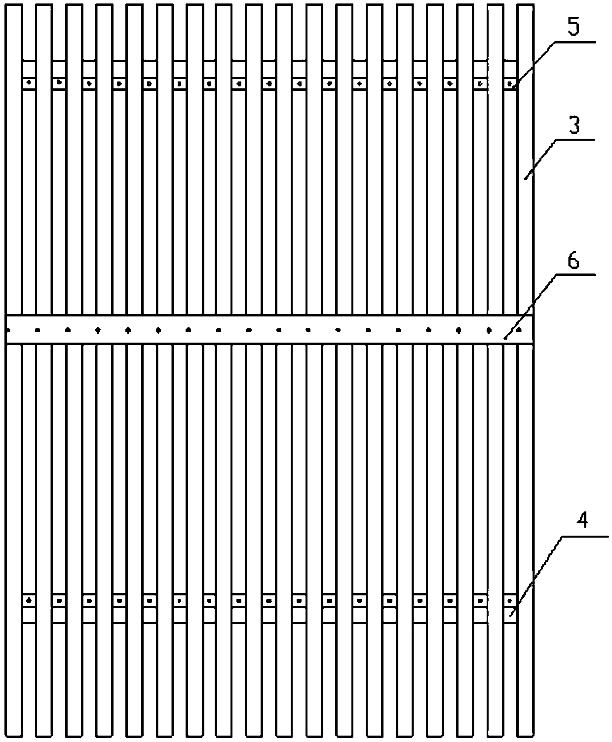 Complete vehicle road test room vehicle travelling channel device