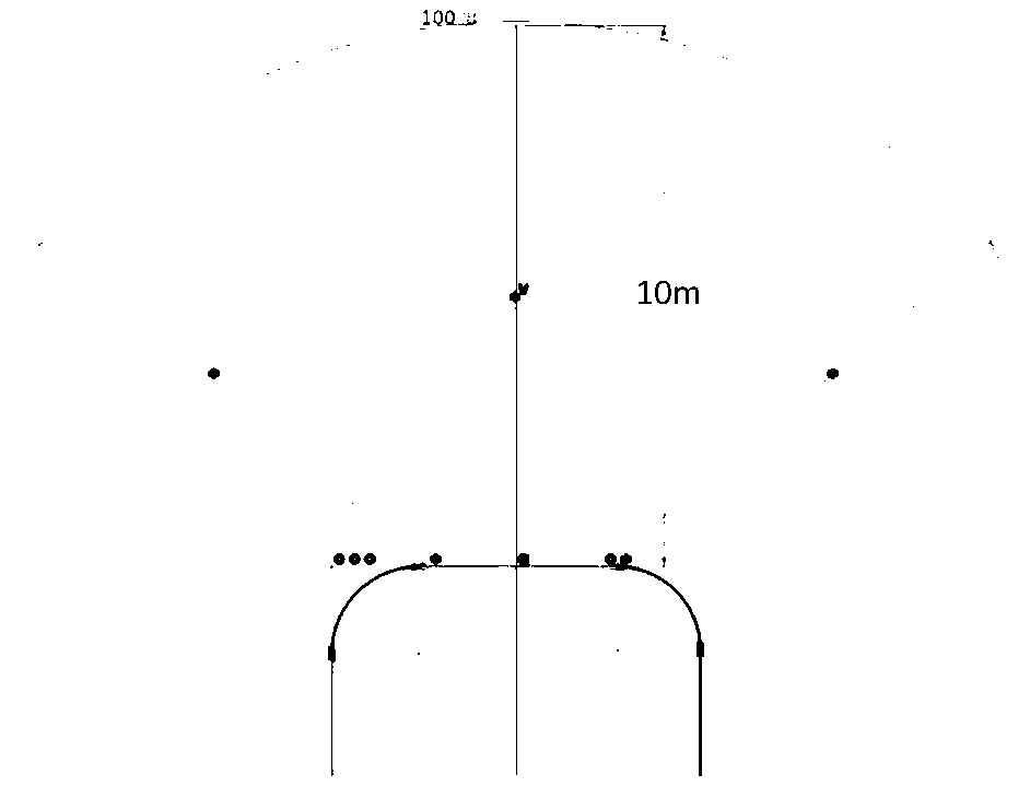 A pedestrian identification auxiliary system and a method of a vehicle