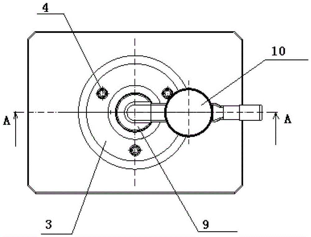 Car fuel tank cap lock torsion testing device