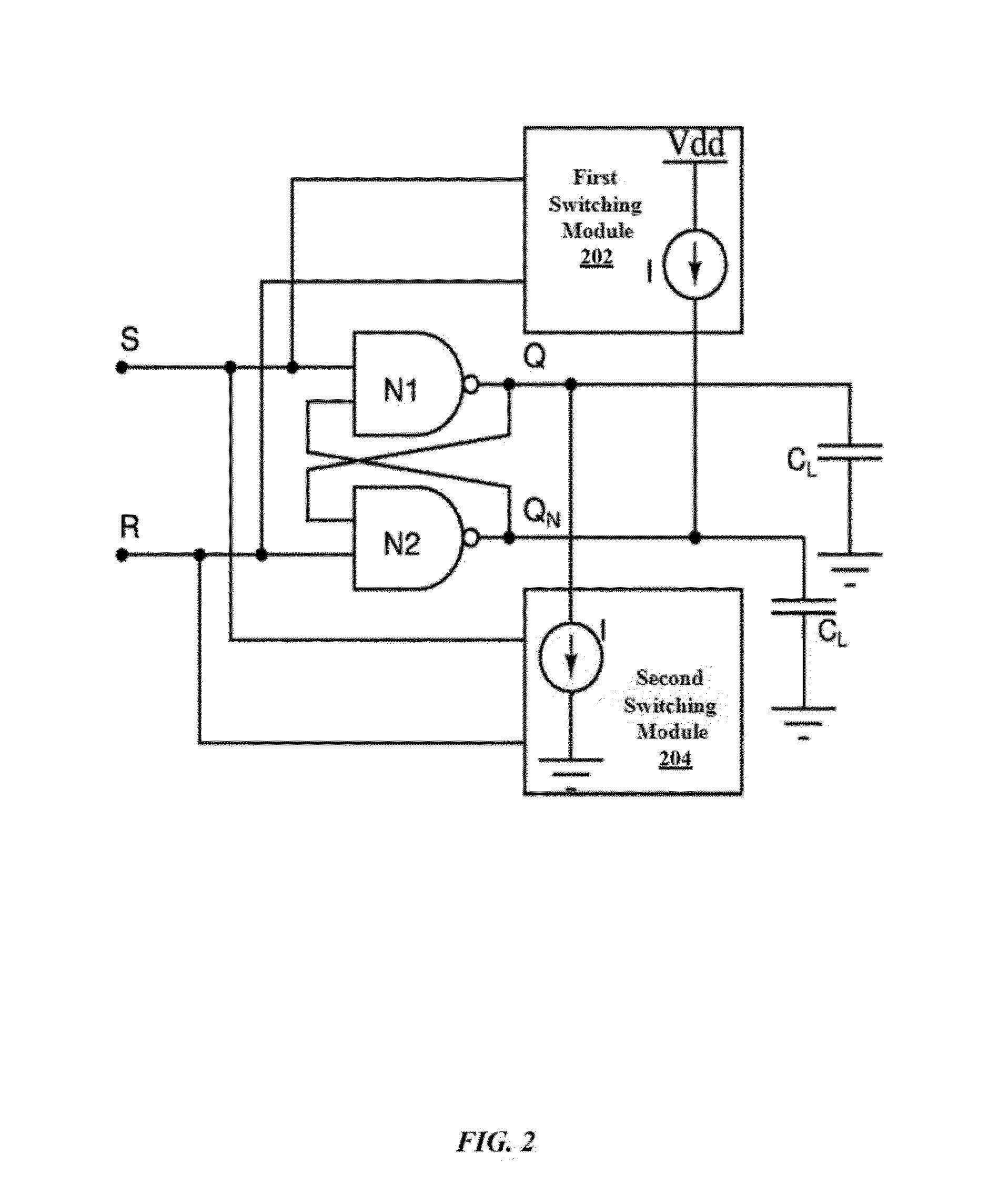 System and method for reducing metastability in CMOS flip-flops