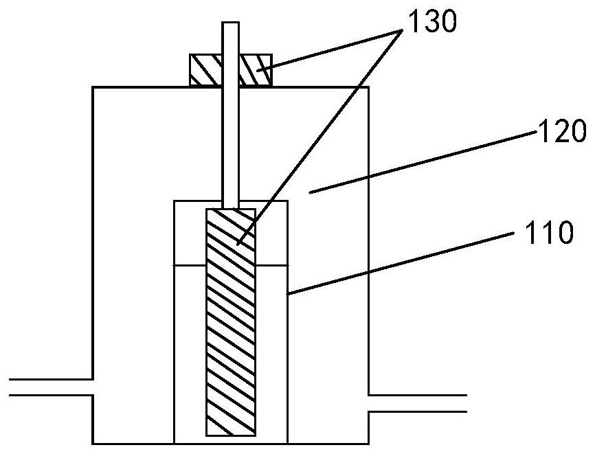 Deep underground rock excavation effect simulation test device and test method