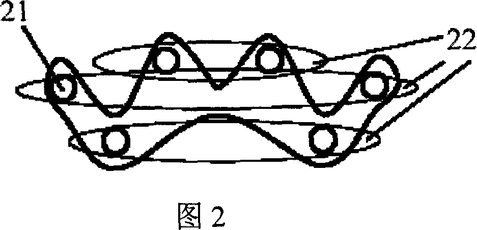 Sleeping corrector with LED