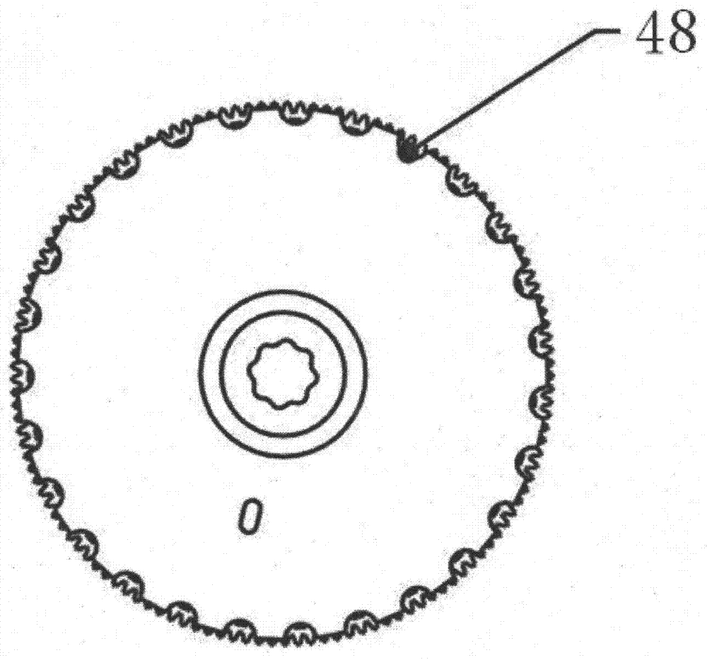 Penicillin bottle discharge device for lamp inspection machine