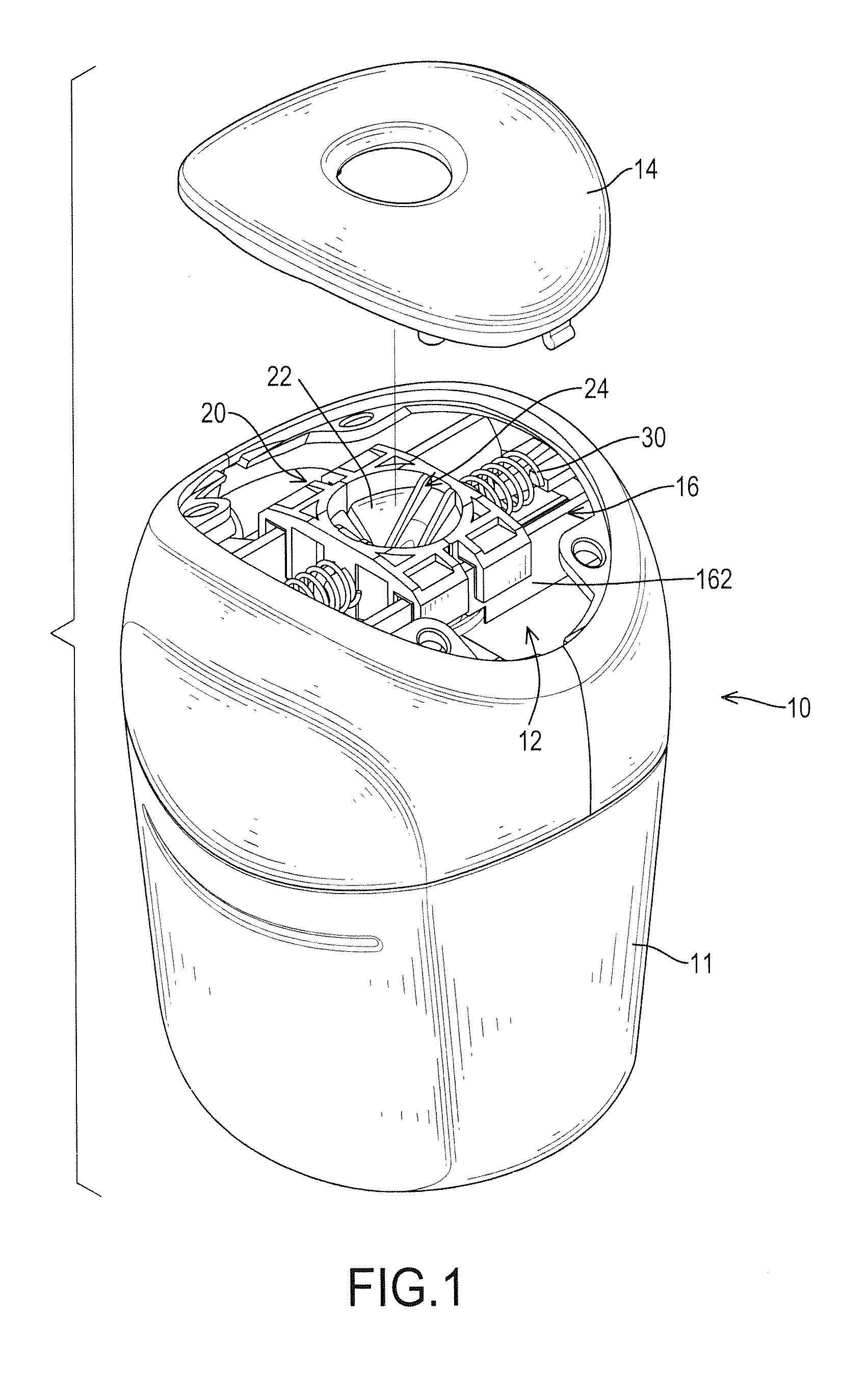 Automatic cover-opening device