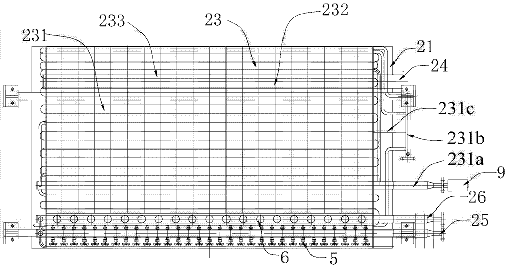 Paper humidifying device on paper making machine