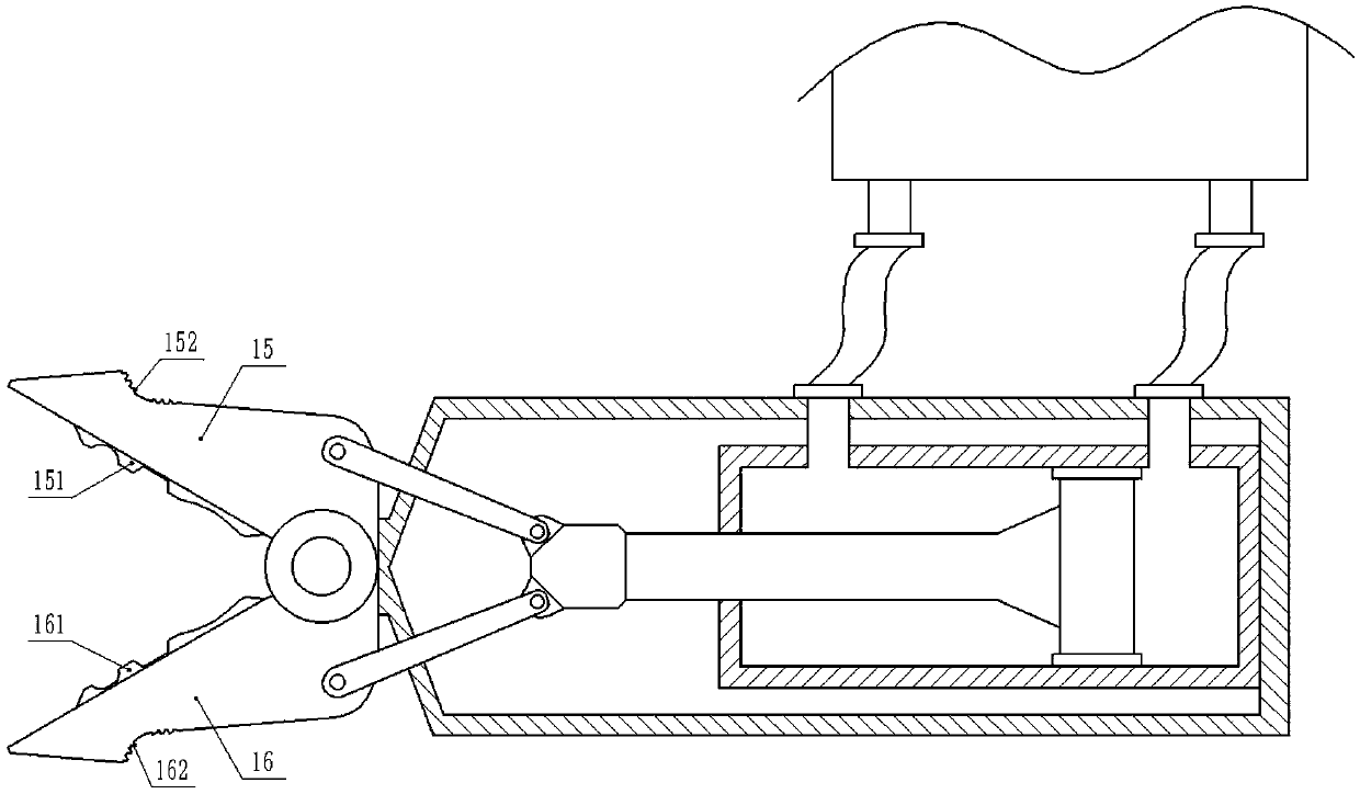 Multifunctional hydraulic expansion shearing device for firefighting