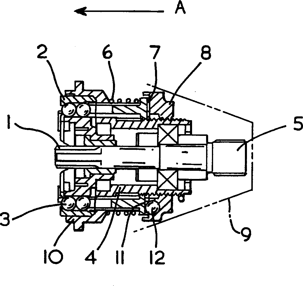 Action-stop mechanism for rotary tool and torque