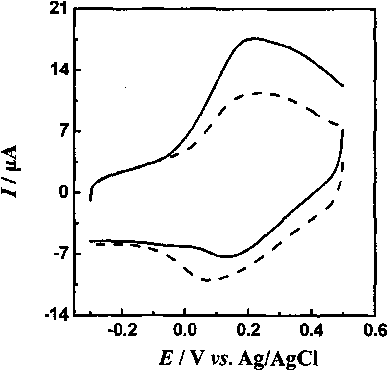 Dehydrogenase electrode, and preparation method and application thereof