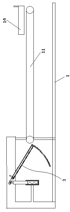 Material barrel recycling mechanism of traditional Chinese medicine decocting system