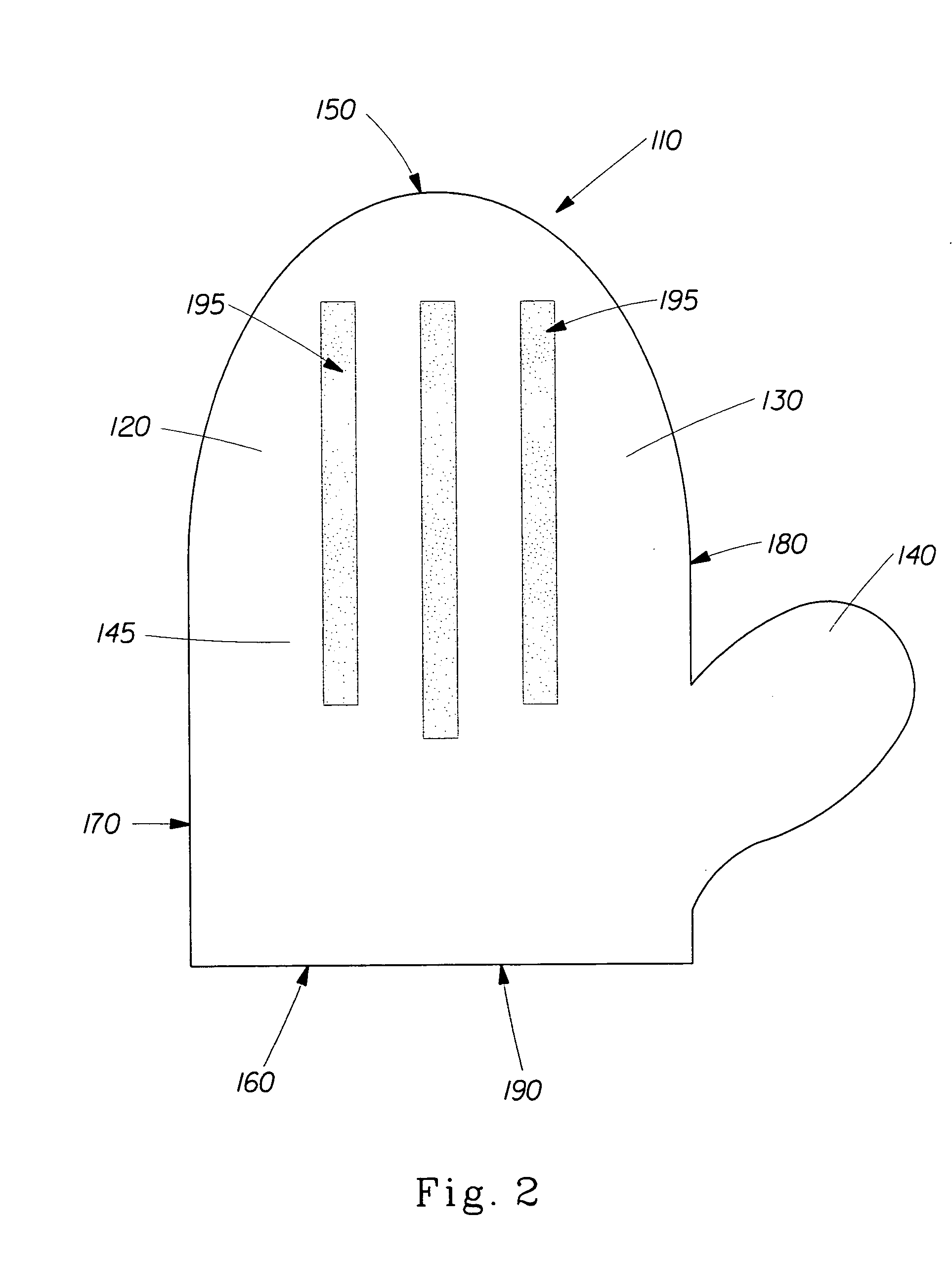 Child's cleaning implement comprising a biological extract