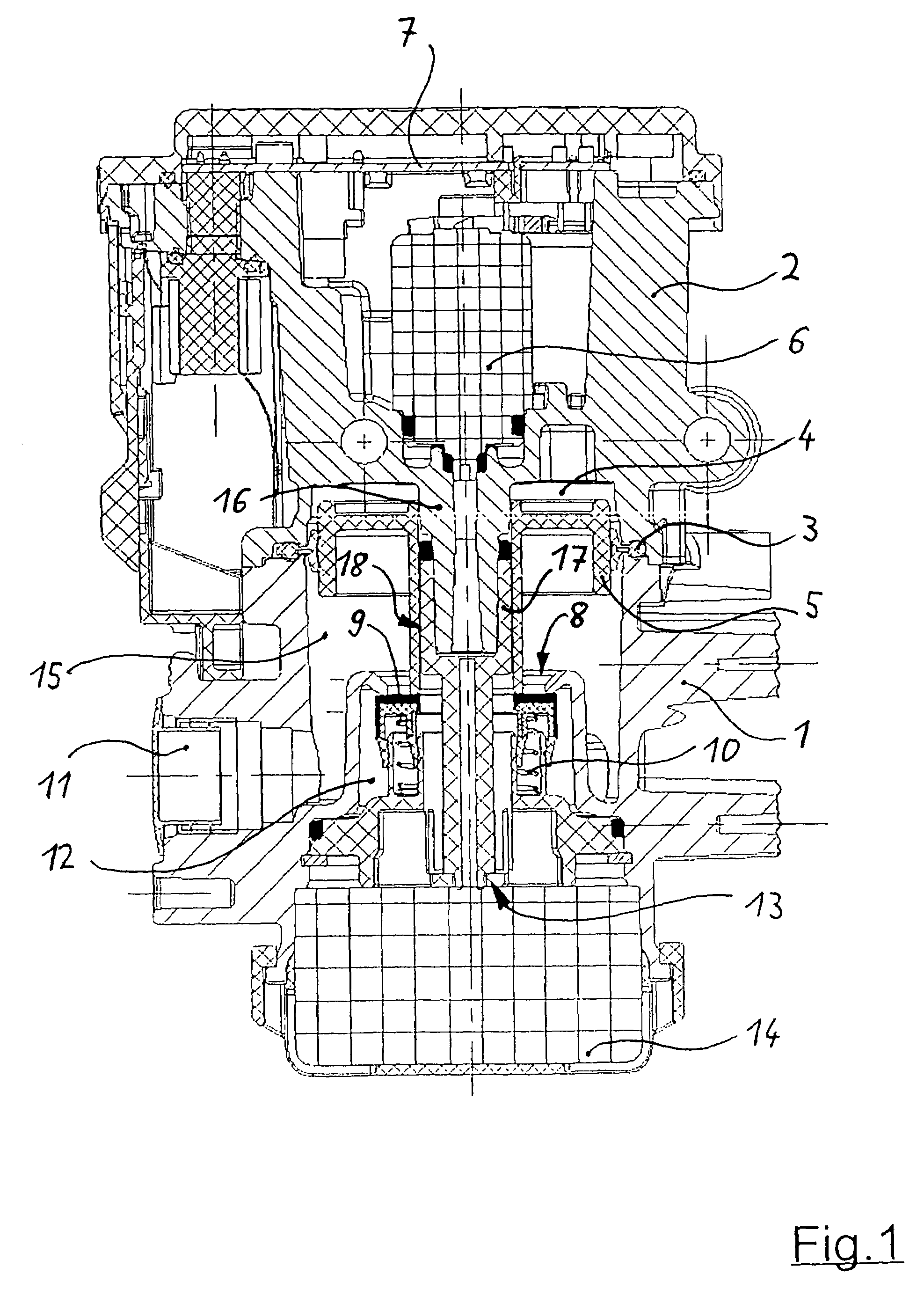 Electropneumatic control valve comprising a guide arrangement for a control piston