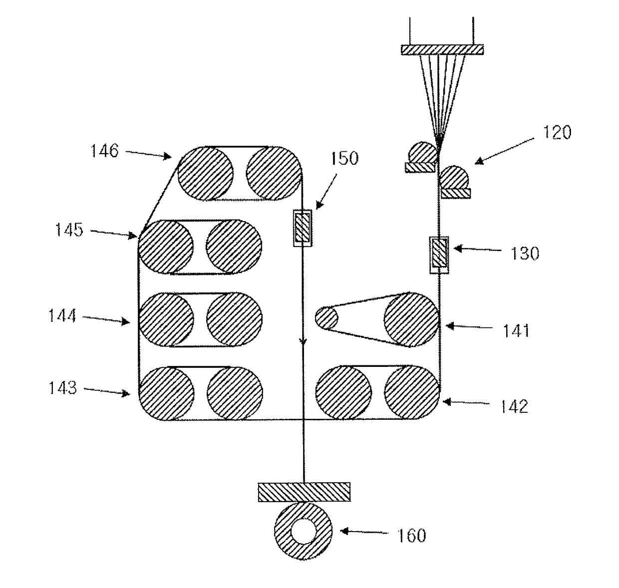 Polyester fiber for airbag and preparation method thereof