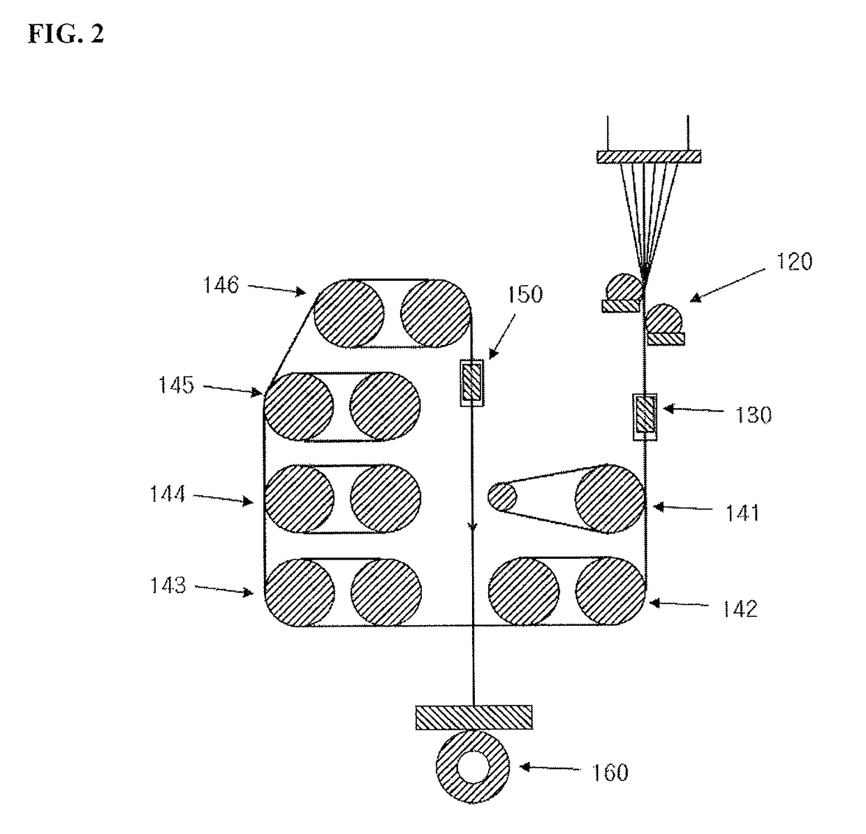 Polyester fiber for airbag and preparation method thereof