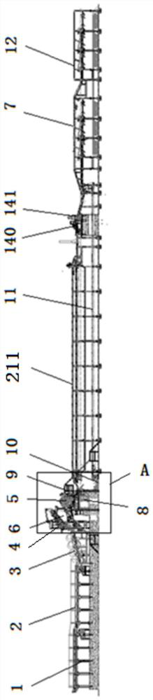 Full-automatic intelligent feeding, centering, rotary-cutting and stacking veneer processing production line