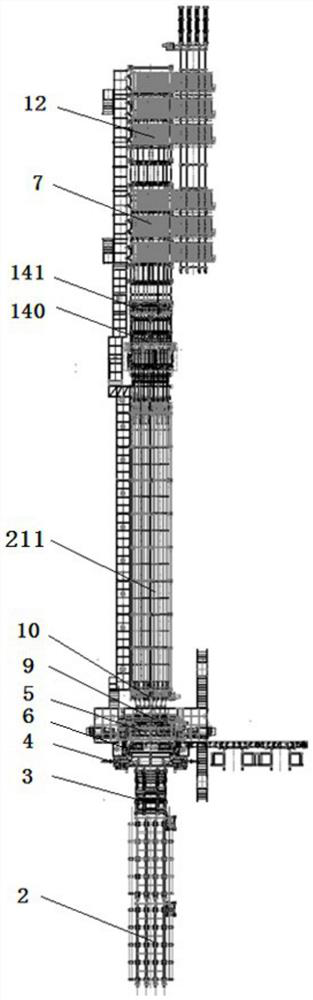 Full-automatic intelligent feeding, centering, rotary-cutting and stacking veneer processing production line