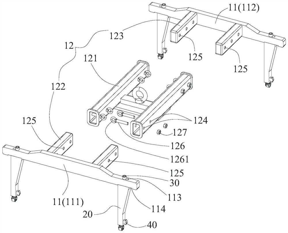 Hoisting frame and lifting hook for hoisting frame