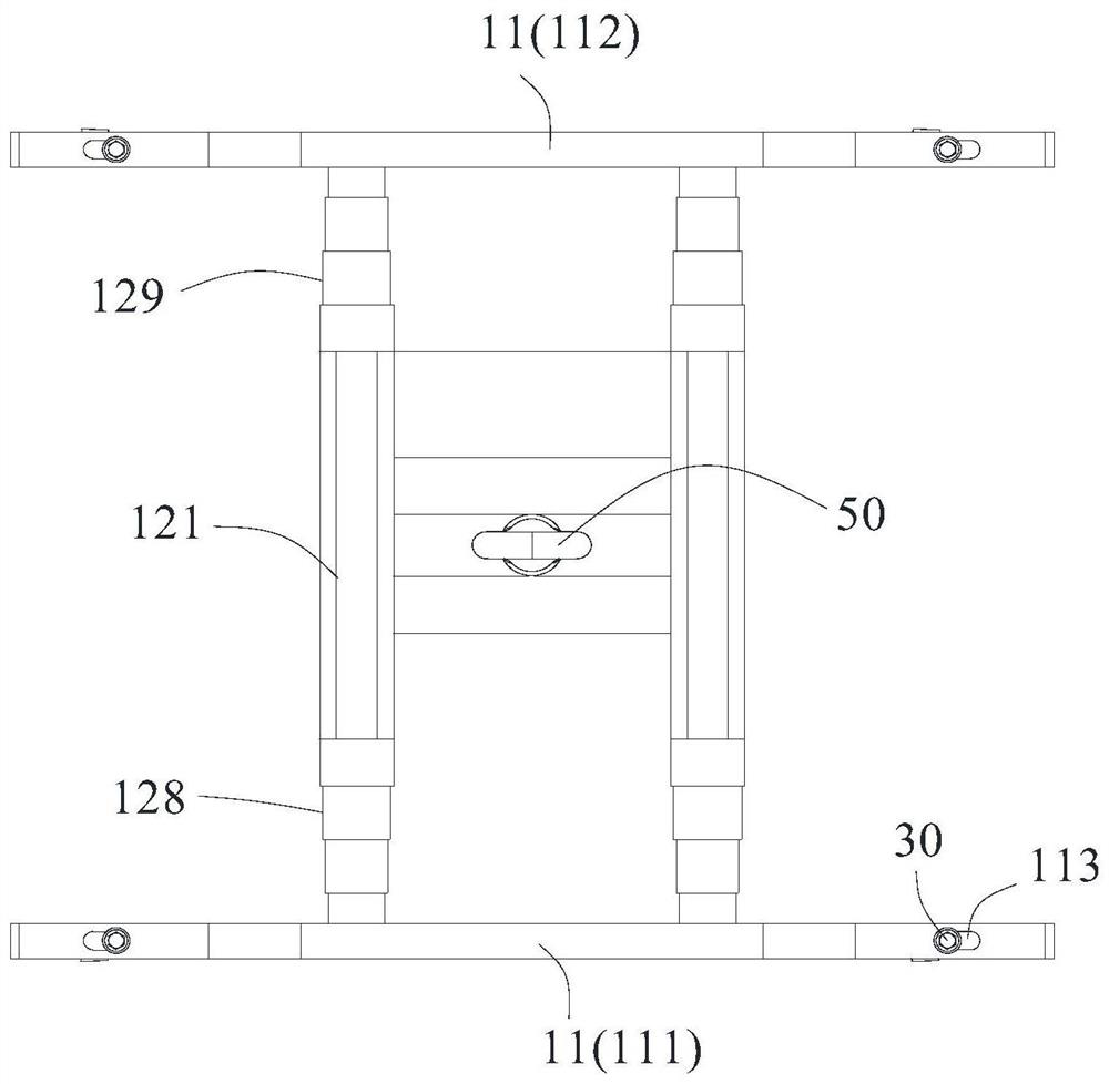 Hoisting frame and lifting hook for hoisting frame