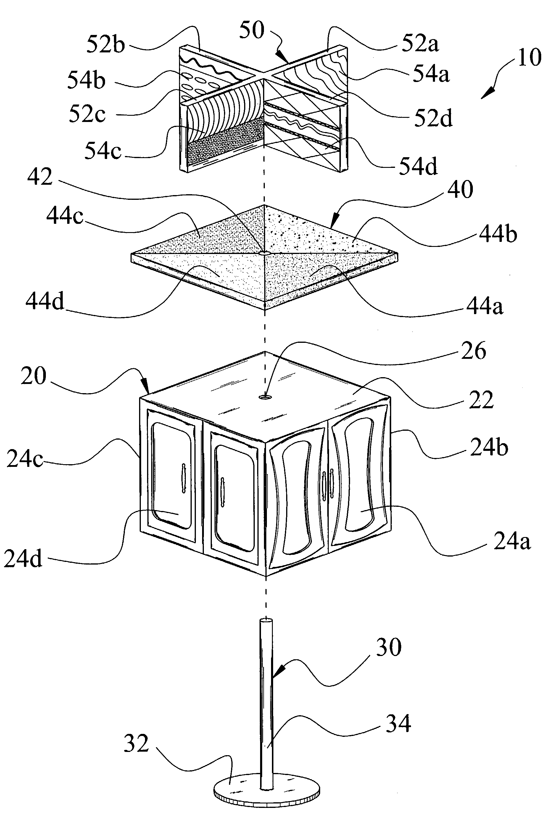 Rotating display system