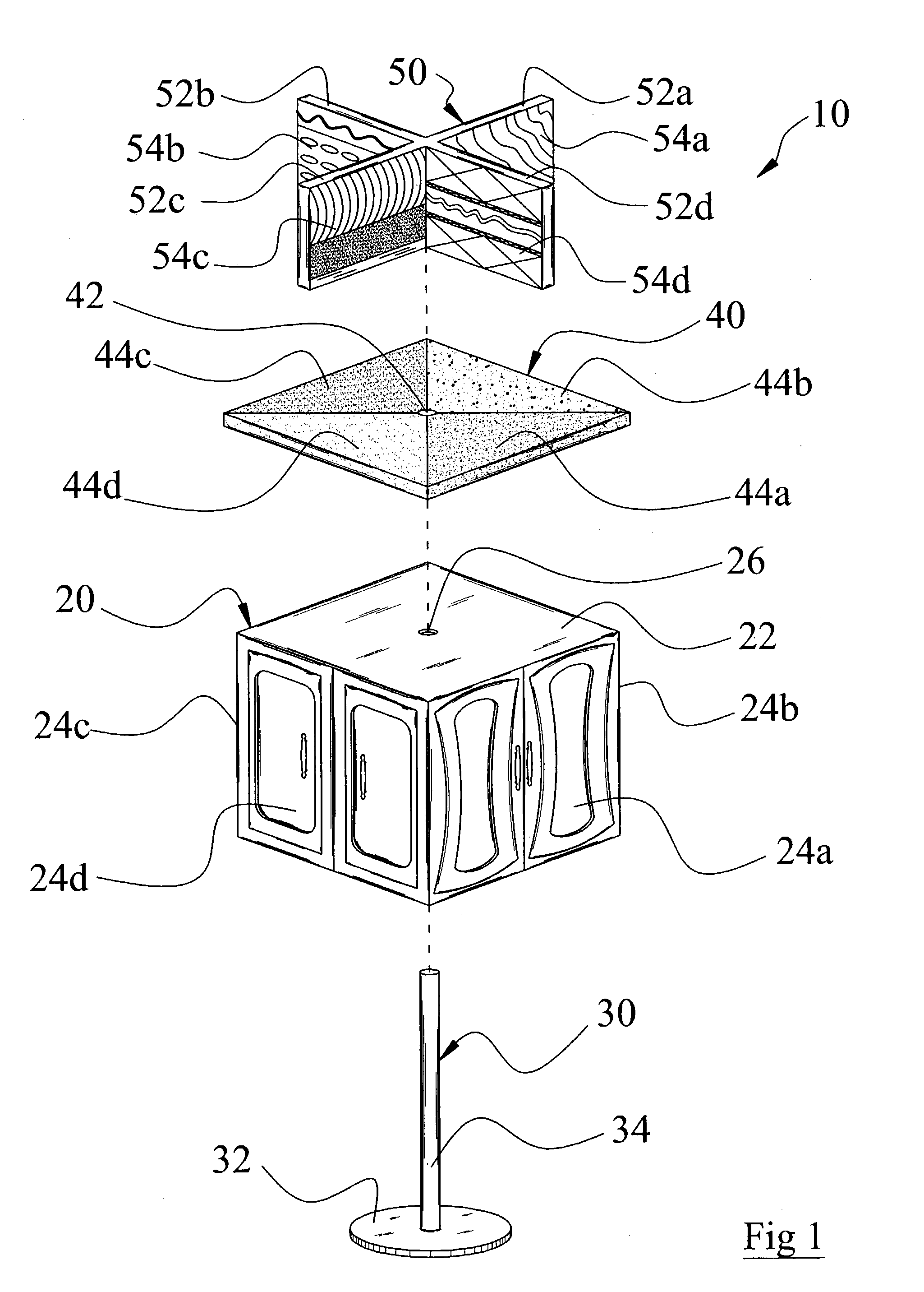 Rotating display system