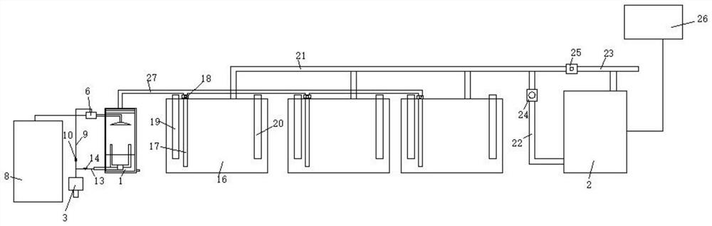 High-concentration ammonia-nitrogen wastewater catalytic oxidation treatment device and treatment method thereof