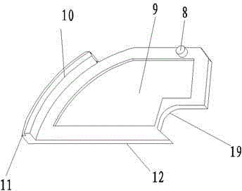 Clamping encapsulation structure for arc barriers