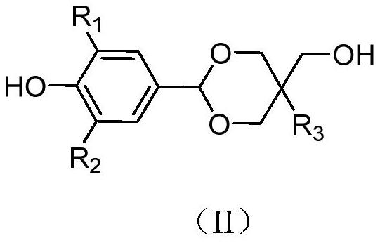 Epoxy monomer based on acetal structure as well as preparation method and application thereof