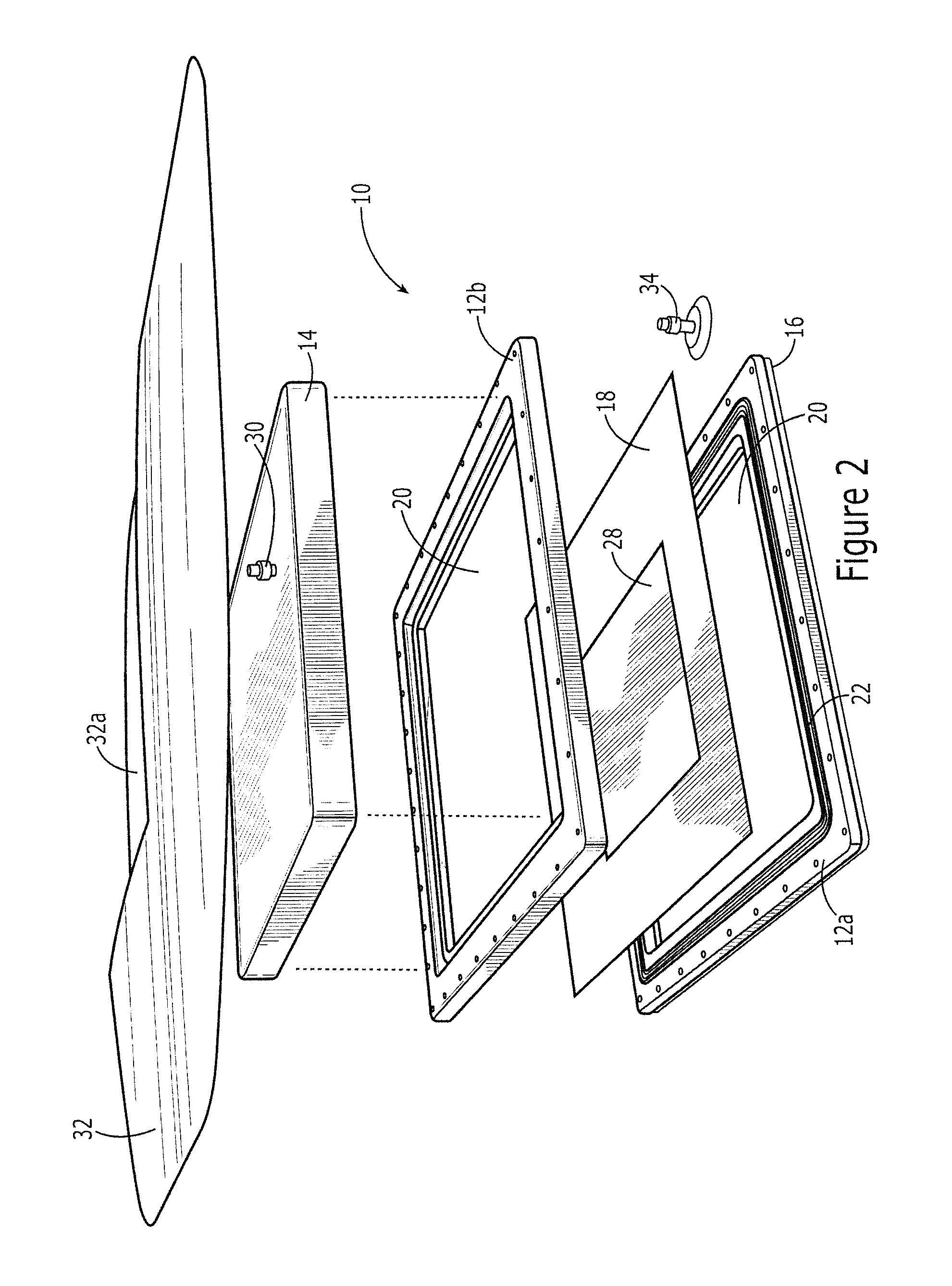 Installation tool and associated method for applying a patch to a surface