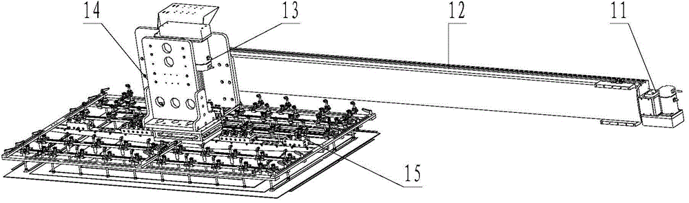 Large-size liquid crystal panel detection device