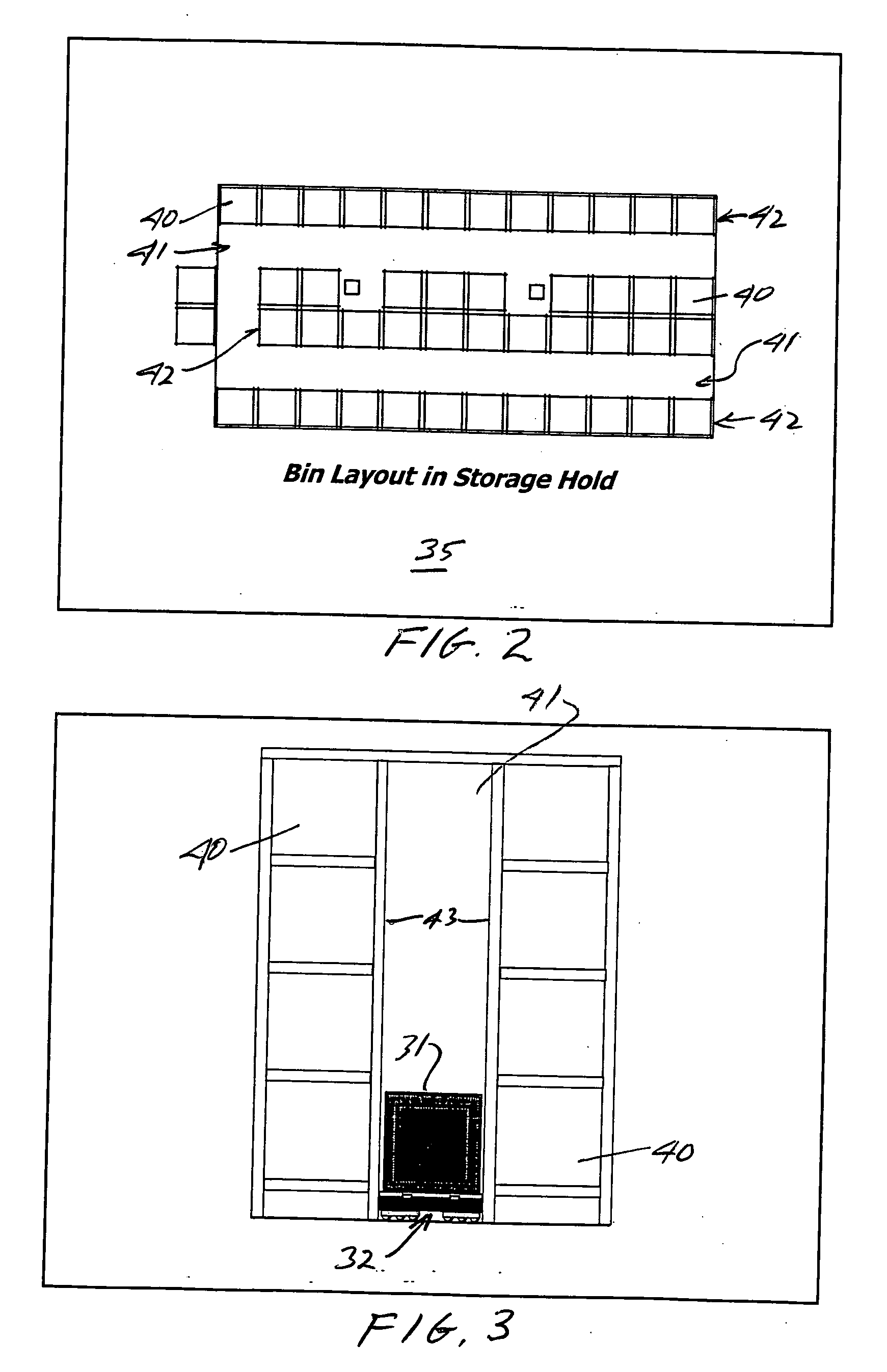 Automated material handling system with load transfer vehicles